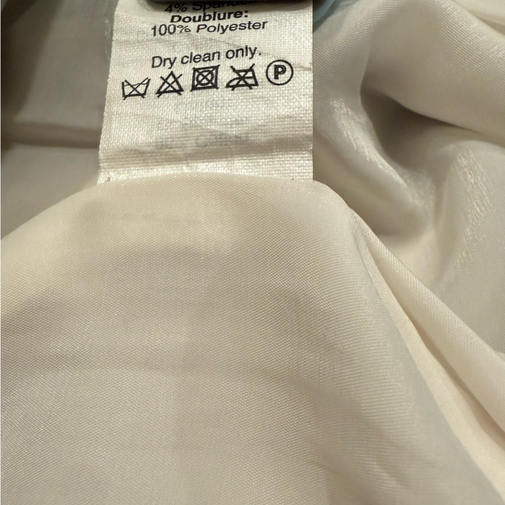 J. Crew Blue and White Trellis Floral Print Mini Skirt Size 10 - Picture 6 of 6